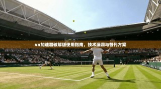vn加速器破解版使用指南，技术漏洞与替代方案